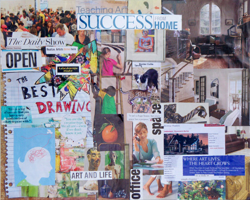 Vision Board Spotlight: Monika Seidenbusch’s Dream Chalet « Collage ...